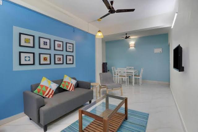 Luxury 2Bhk Apartment Near Calangute Baga Beach With Pool Exterior photo