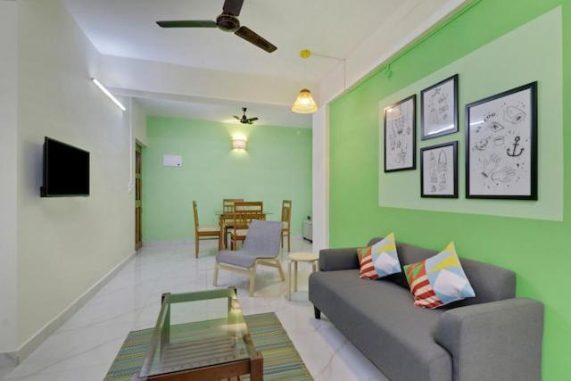 Luxury 2Bhk Apartment Near Calangute Baga Beach With Pool Exterior photo