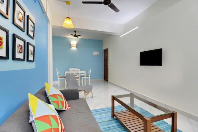 Luxury 2Bhk Apartment Near Calangute Baga Beach With Pool Exterior photo