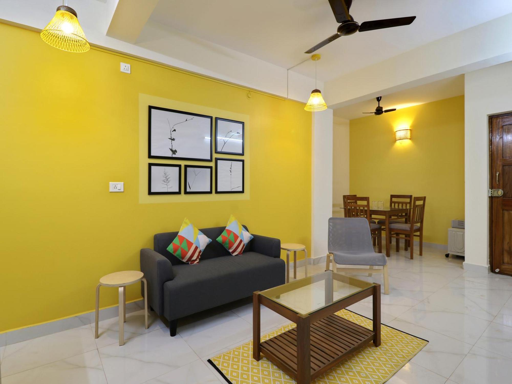 Luxury 2Bhk Apartment Near Calangute Baga Beach With Pool Exterior photo